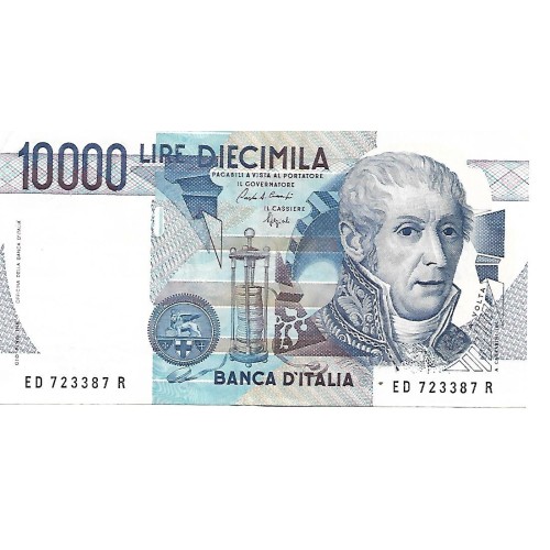 1984 - Italia PIC 112b billete de 10.000 Liras EBC