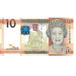 2010 - Jersey PIC 34a billete de 10 Libras S/C