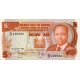 1982- Kenya Pic 19b 5 Shillings banknote 1982- Kenya Pic 19b 5 Shillings banknote