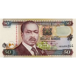 1999- Kenya Pic 36d  50  Shillings  banknote