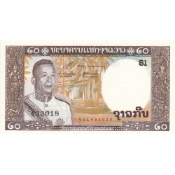 1963 - Laos PIC 11b billete de 20 Kip S/C