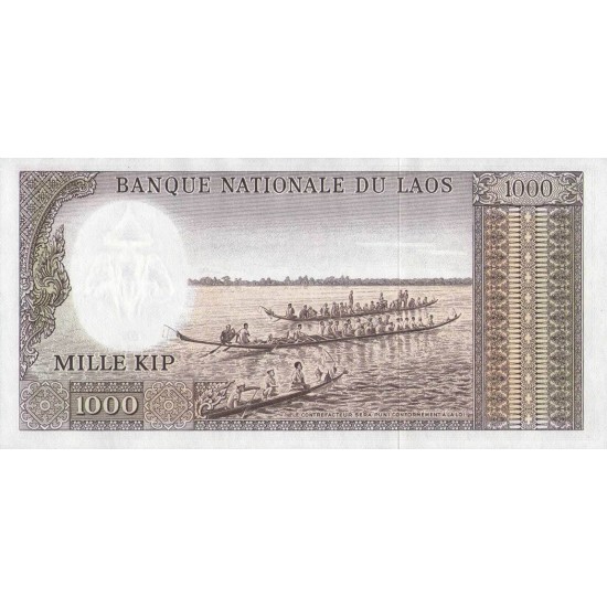 1963 - Laos PIC 14b 1000 Kip banknote 1963 - Laos PIC 14b 1000 Kip banknote
