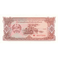 1979 - Laos PIC 28r 20 Kip banknote UNC