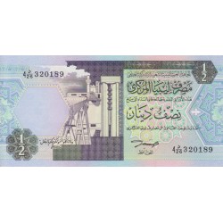 1993 - Libya PIC  59a   1 Dinar banknote  f 4