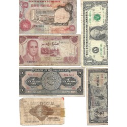 LOT A2 (Banknotes from around the world F/G)