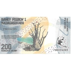 2017 - Madagascar PIC 98 200 Ariary UNC 2017 - Madagascar PIC 98 200 Ariary UNC