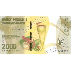 2017 - Madagascar PIC 101 billete de 2000 Ariary S/C