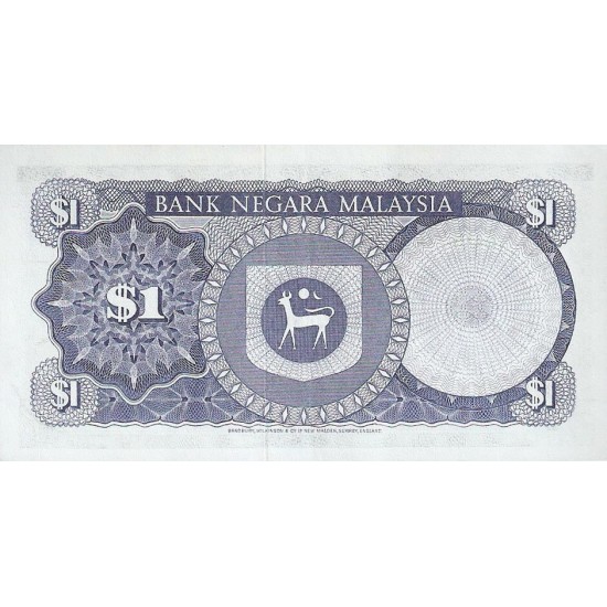 1972 - Malaysia Pic 7 1 Ringgie banknote 1972 - Malaysia Pic 7 1 Ringgie banknote