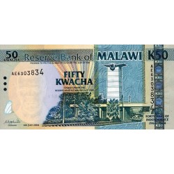 2004 - Malawi pic 49  billete de 50 Kwacha