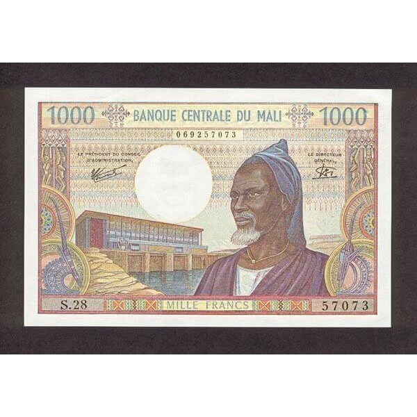 1984- Mali  Pic  13e     1000 Francs  banknote