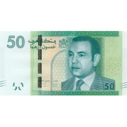 2012 - Marruecos pic 75 billete de 50 Dirhans