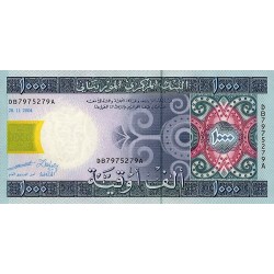 2004 - Mauritania  Pic  13a  1000 Ouguiya banknote Specimen