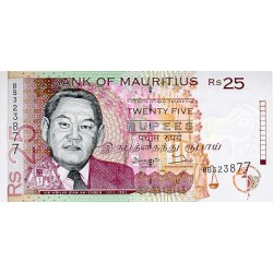1998 - Mauricio Islas pic 42 billete de25 Rupias 