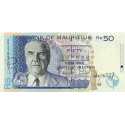 1998 - Mauricio Islas pic 43 billete de50 Rupias 