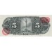 1961 - Mexico P60g 5 Pesos banknote