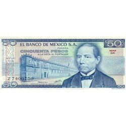 1978 - México PIC 67a billete de 50 Pesos S/C