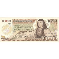 1984 - México PIC 81 billete de 1.000 Pesos S/C 1984 - México PIC 81 billete de 1.000 Pesos S/C