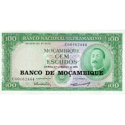 1976 - Mozambique PIC 117  100 Escudos banknote