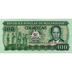 1983 - Mozambique pic 130a billete de 100 Meticais