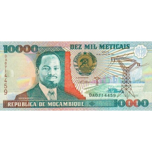 1991 - Mozambique PIC 137 billete de 10000 Meticais S/C 1991 - Mozambique PIC 137 billete de 10000 Meticais S/C