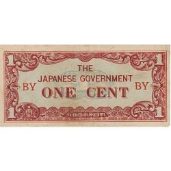 1942 - Myanmar Burma PIC 9a 1 Cent  banknote
