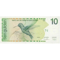 1994 - Antillas Holandesas  P23c billete de 10 Gulden