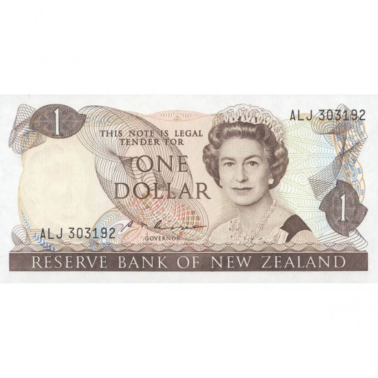 1985/89 - New Zealand P169b 1 Dollar banknote 1985/89 - New Zealand P169b 1 Dollar banknote