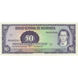 1978 - Nicaragua P130 50 Cordobas banknote