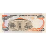 1987 - Nicaragua P146 5,000 Cordobas banknote