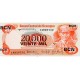 1987 - Nicaragua P147 20,000 en 20 Cordobas banknote 1987 - Nicaragua P147 20,000 en 20 Cordobas banknote