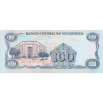 1985 - Nicaragua P154 100 Cordobas banknote