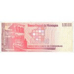 1990 - Nicaragua P165 5,000,000 Cordobas banknote