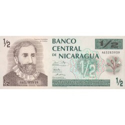 1991 - Nicaragua PIC 171 1/2 Cordoba banknote UNC 1991 - Nicaragua PIC 171 1/2 Cordoba banknote UNC