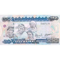 1991 - Nigeria pic 27c billete de 50 Nairas