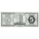 1952 - Paraguay P195b 5 Guaranies banknote