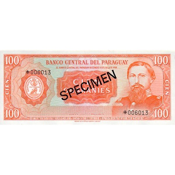 1979 - Paraguay PIC CS1 200b    500 Guaranies banknote
