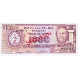 1979 - Paraguay PIC CS1 202b     billete de 5.000 Guaranies