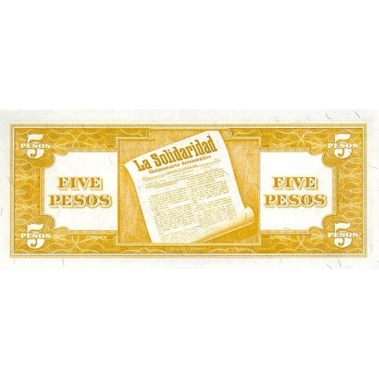 1949 - Philippines P135e 5 Pesos banknote 1949 - Philippines P135e 5 Pesos banknote