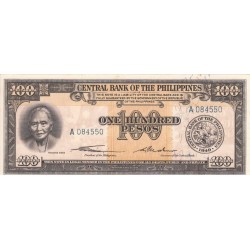 1949 - Philippines P139  100 Pesos  banknote