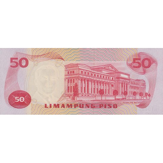 1969 - Philippines P146b 50 Piso banknote 1969 - Philippines P146b 50 Piso banknote