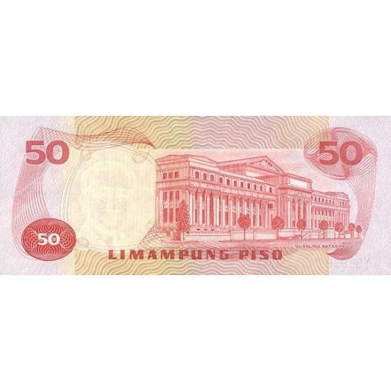1970 - Philippines P151 50 Piso banknote 1970 - Philippines P151 50 Piso banknote