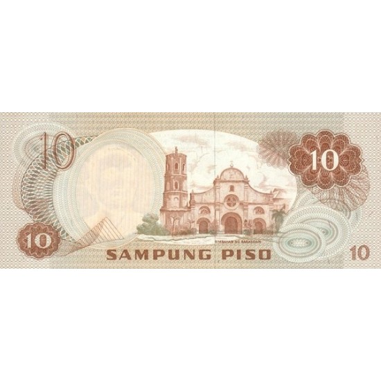 1970 - Philippines P154 10 Piso banknote 1970 - Philippines P154 10 Piso banknote