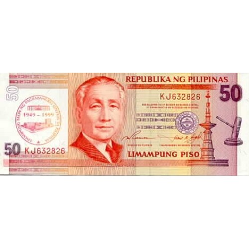 1999 - Filipinas P191a billete de 50 Piso