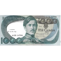 1968 - Portugal 1.000 Escudos banknote PIC 175a UNC