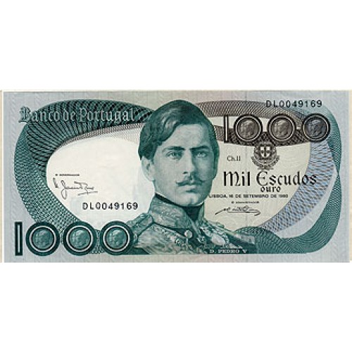 1980 - Portugal  Pic 175b             billete de 1.000 Escudos S