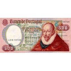 1979 - Portugal  Pic 177           500 Escudos  XF banknote