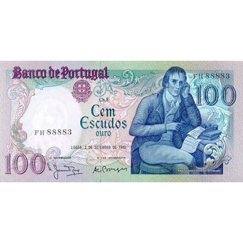1981 - Portugal  Pic 178b           100 Escudos   banknote