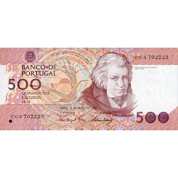 1989 - Portugal 500 Escudos banknote PIC 180c UNC 1989 - Portugal 500 Escudos banknote PIC 180c UNC