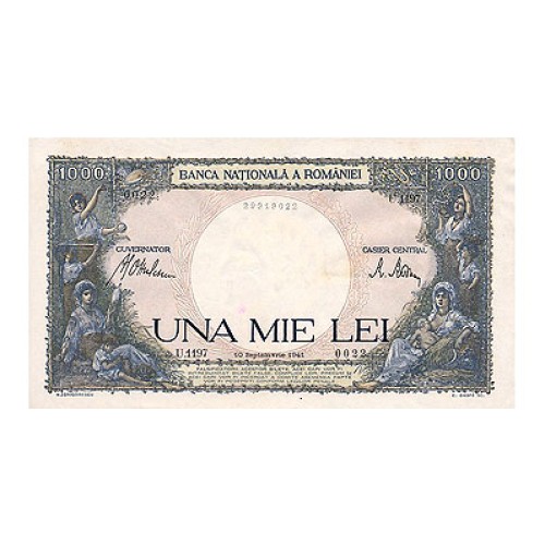 1941 - Romania   Pic  52            1.000 Lei banknote