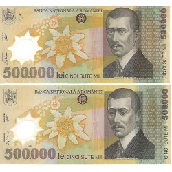 2000 - Romania 500.000 Lei banknote PIC 115a XF
